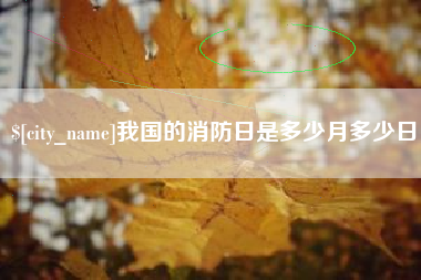 磁县我国的消防日是多少月多少日