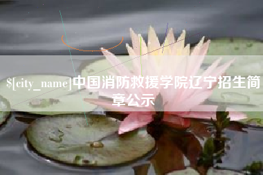 磁县中国消防救援学院辽宁招生简章公示
