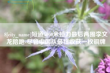 磁县短道5000米接力最后两圈李文龙陪跑-尽管中国队最终收获一枚铜牌