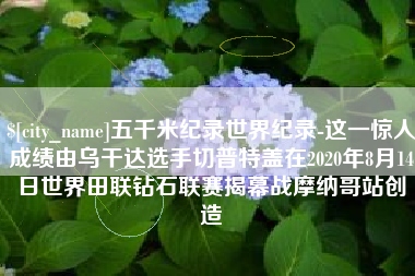磁县五千米纪录世界纪录-这一惊人成绩由乌干达选手切普特盖在2020年8月14日世界田联钻石联赛揭幕战摩纳哥站创造