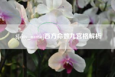 磁县西方命数九宫格解析