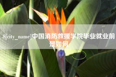 磁县中国消防救援学院毕业就业前景如何