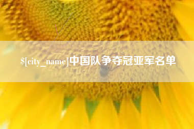 磁县中国队争夺冠亚军名单