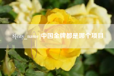磁县中国金牌都是哪个项目