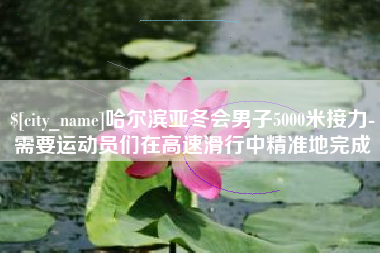 磁县哈尔滨亚冬会男子5000米接力-需要运动员们在高速滑行中精准地完成