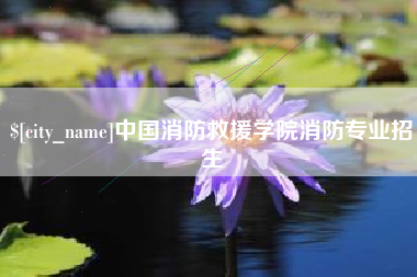 磁县中国消防救援学院消防专业招生