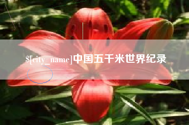 磁县中国五千米世界纪录