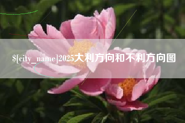 磁县2025大利方向和不利方向图