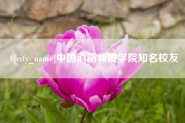 磁县中国消防救援学院知名校友