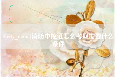 磁县消防中控证怎么考取需要什么条件