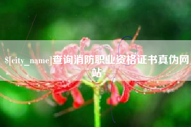 磁县查询消防职业资格证书真伪网站