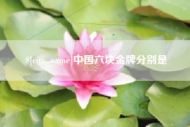 磁县中国六块金牌分别是