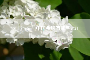 磁县中国金牌有哪些2021