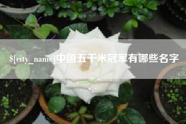 磁县中国五千米冠军有哪些名字