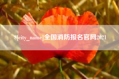 磁县全国消防报名官网2021